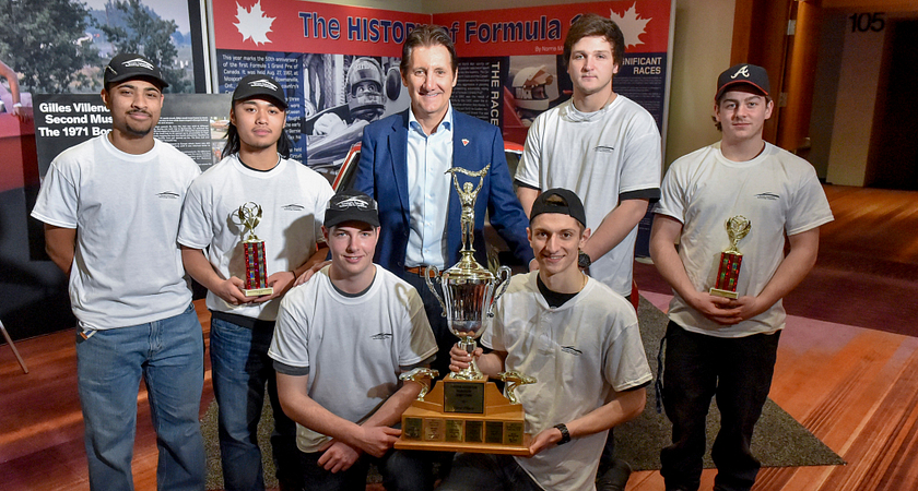 Students show off their skills at the Canadian International AutoShow Image